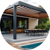 Installation de pergolas modernes